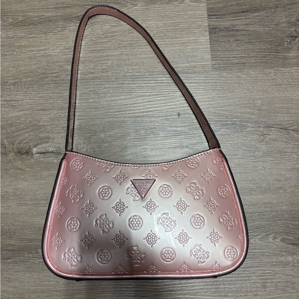 Guess Blush Embossed Shoulder Bag